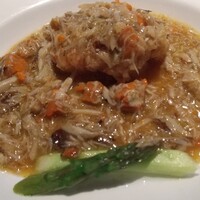中国飯店 富麗華 - 上海蟹味噌と帆立の炒めρ( ^ｏ^)b_♪♪最高中華でした(*ﾟ∀ﾟ人ﾟ∀ﾟ*)♪