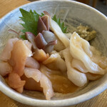 冨久寿司 - 赤貝、石ガキ貝、ホッキ貝、各1500円、計4500円、貝好きには堪らない、とても新鮮だった