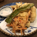 味彩しん家 - アナゴの天ぷら