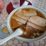 食堂赤城亭 - 叉焼麺（￥900）