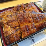 炭火焼うなぎ 南家 - うな重・極 香ばしく焼き上がってます(*^^*)