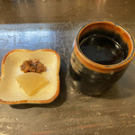 とんかつ 力亭 - お茶とお通し