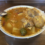 カレーの店 アッチャ - マトンカレーおススメです。お肉ゴロゴロ