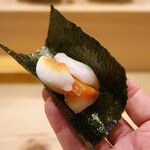 食堂 おがわ - からすみ餅 海苔巻き