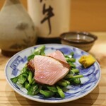 食堂 おがわ - 北海道産 鰤のタタキ