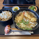 讃岐うどん 瀬戸内 - 天ぷらうどんとライス