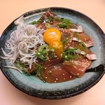 めしや かもめ - 天然魚漬け丼（1200円）