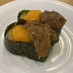 河童壽司 和歌山六十谷店 - 卵黄牛しぐれ煮軍艦