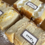たまごサンドの クラブパン てづくりパンのサンドイッチ - 