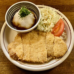 遊酒食堂 宇都宮 - おろしとんかつ(900円)