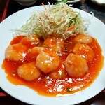 台湾料理 永旺 - エビチリ☆ 定食セット
