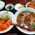 台湾料理 永旺 - 料理写真:【 エビチリ定食 （ 台湾ラーメンを選択 ）】 １０９０円 （ 税抜 ）