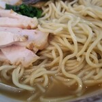 塩そば専門店 桑ばら - 鶏白湯熱盛り麺と返りじゃこ出汁の淡麗つけそば