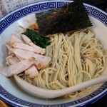 塩そば専門店 桑ばら - 鶏白湯熱盛り麺と返りじゃこ出汁の淡麗つけそば