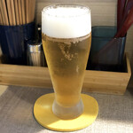 breath food - 生ビール550円。相変わらず、キレていました