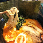 breath food - パツパツすぎない麺、好きです。ちょっと短めにしてあって、食べやすい