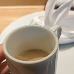 銀座 大石 - 初めのバター茶。ミルクティみたいに甘くて美味しい。これ食後にもほしい…