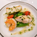 ビストロオカジ - メイン① 鮮魚のポアレ