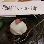 活魚料理 いか清 - 桜餅風味のデザート