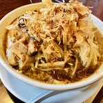 麺闘志 - 醤油ラーメン麺大盛り