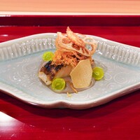 銀座 きた川 - のどぐろ塩焼き、木ノ子餡