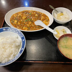 翠月園 - 麻婆豆腐＋ライスセット