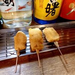 串カツ はな - 串カツ 豚ヒレ/いか/チーズ