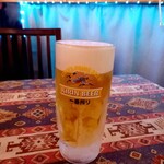 ザ ケバブ - 生ビール 550円