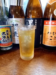 Kushikatsu Hana - 緑茶ハイ 420円