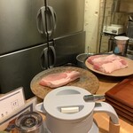 とんかつ けい太 - ロース準備