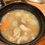 とんかつ けい太 - トン汁お代わり