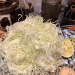 とんかつ けい太 - キャベツお代わり