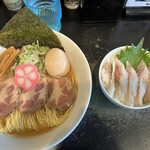 上州濃厚中華蕎麦 はたお商店 - メバルらぁ麺とメバル飯