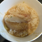 上州濃厚中華蕎麦 はたお商店 - 〆の雑炊