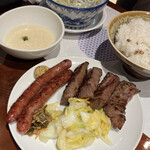 Tanya Zenjirou - 牛たん極太4本・牛たんソーセージ定食