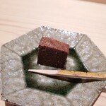 銀座 稲葉 - 山椒のガトーショコラ