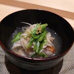 銀座 稲葉 - 博多地鶏の椀物