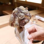 銀座 稲葉 - 松茸の天ぷら