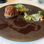 レストラン マノワ - 肉料理：ひぐまのパイ包み焼き