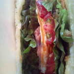 テテカフェ - サンドイッチのアップ