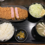 キセキ食堂 上尾店 - 「上キセキカツ定食(300g)」¥2100