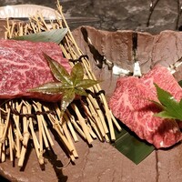 北新地焼肉 きらく - 和牛ハラミと和牛サガリ