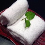 島宿　真里 - おしぼり　ちょっとしたことですが