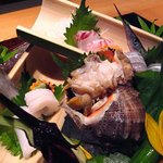 島宿　真里 - 瀬戸内海の恵み/夏の造り盛り皿