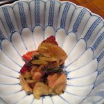 島宿　真里 - 沢庵きんぴらハーブドレッシング