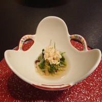 人形町今半 本店 - 菊花の和え物