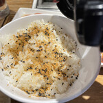 焼肉ライク - 肉とバターのふりかけです♪