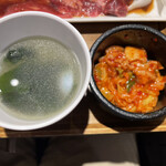 焼肉ライク - スープとキムチ
