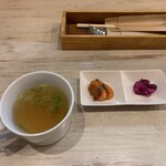 Kurashikikafethito - スープ、小鉢【2022.11】