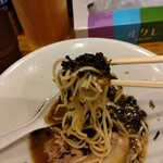 煮干し中華そば 一剣 - 岩海苔が旨い